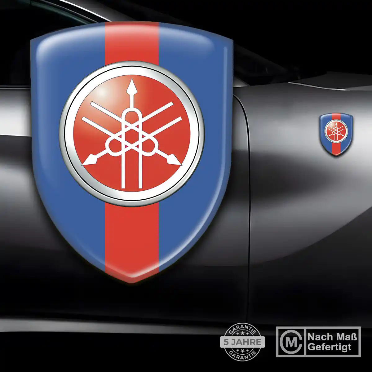 Yamaha Aufkleber Wappen Auto Premiumqualität