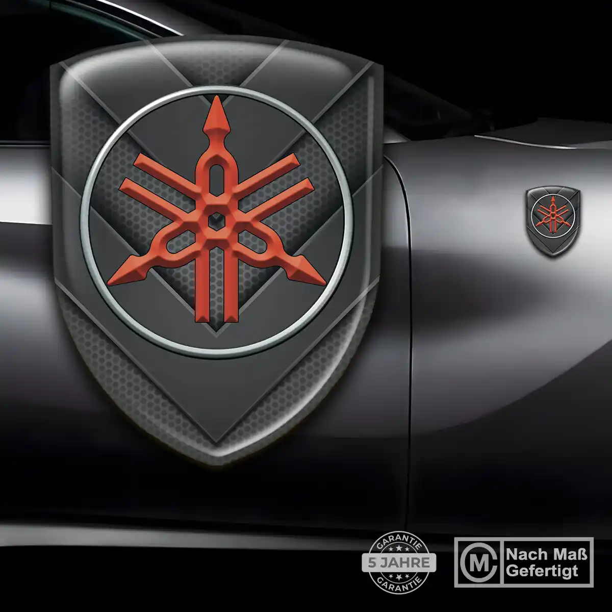Yamaha Aufkleber Wappen Auto Stilvolles Design