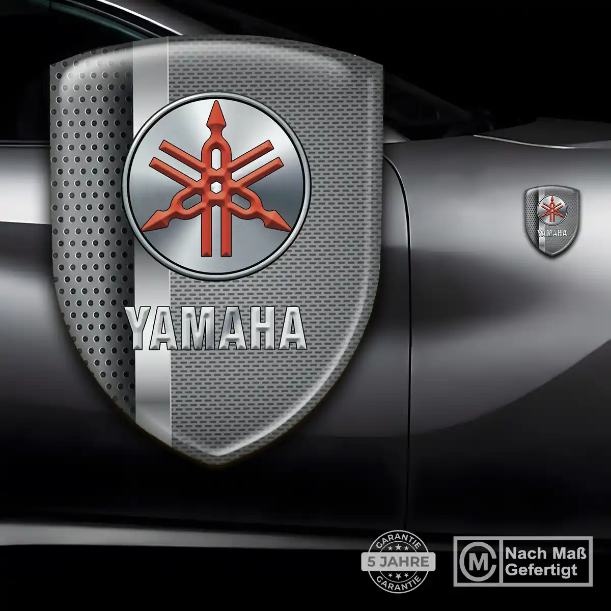 Yamaha Aufkleber Wappen Überzeugende Qualität