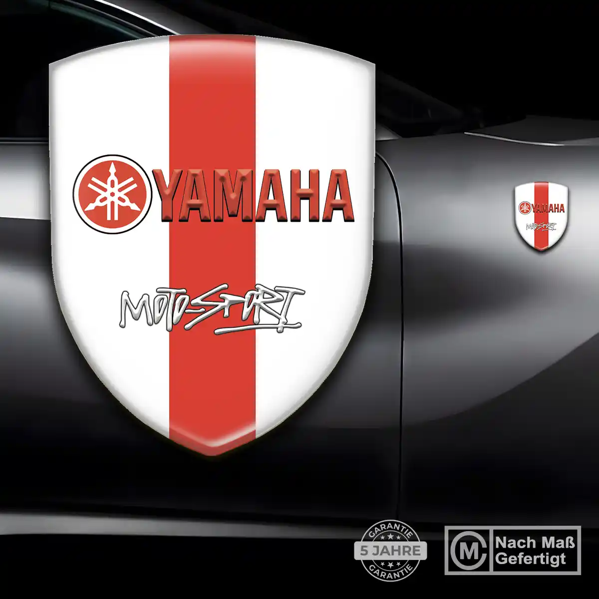 Yamaha Aufkleber Wappen Elegantes Design