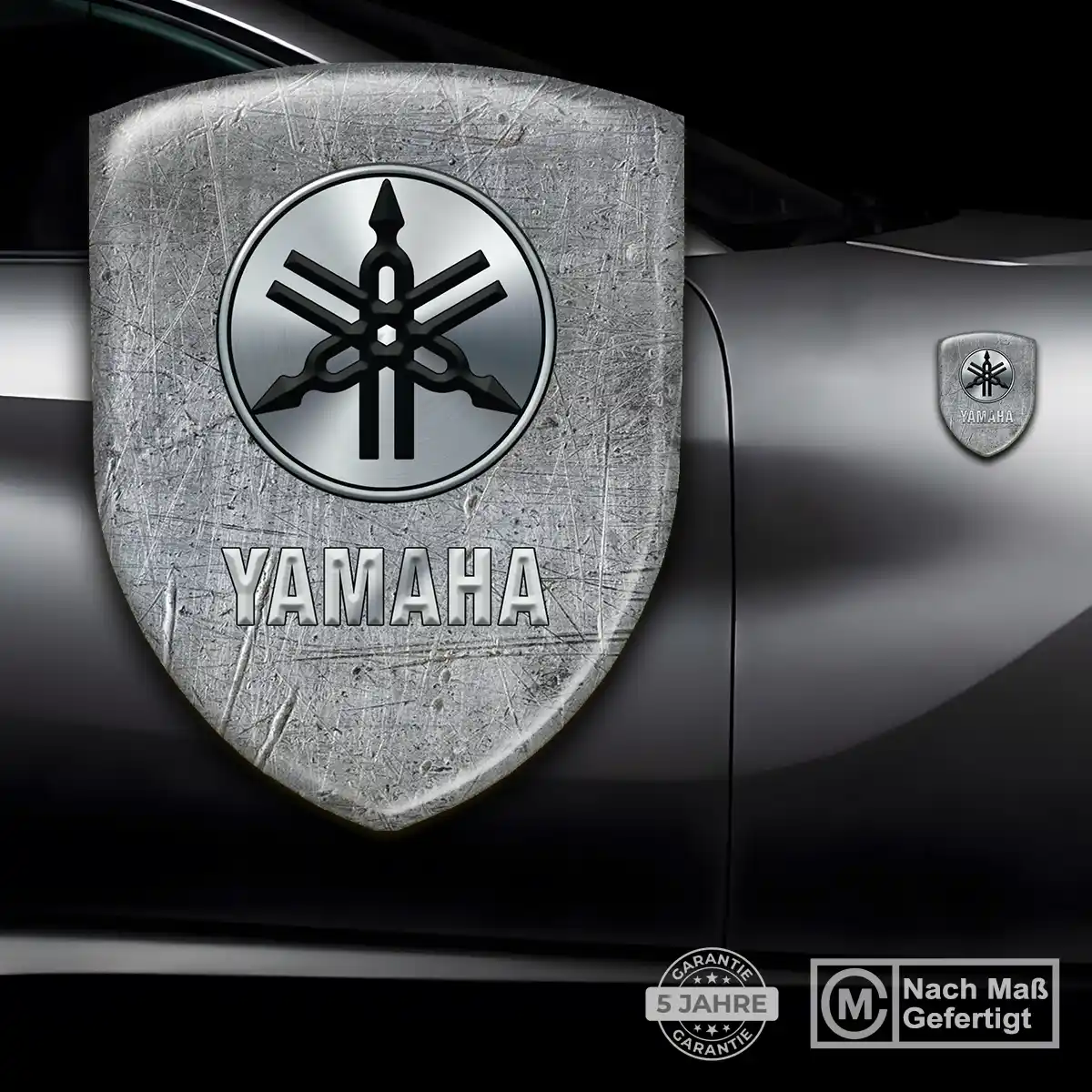 Yamaha Aufkleber Wappen Emblem Anspruchsvolles Design