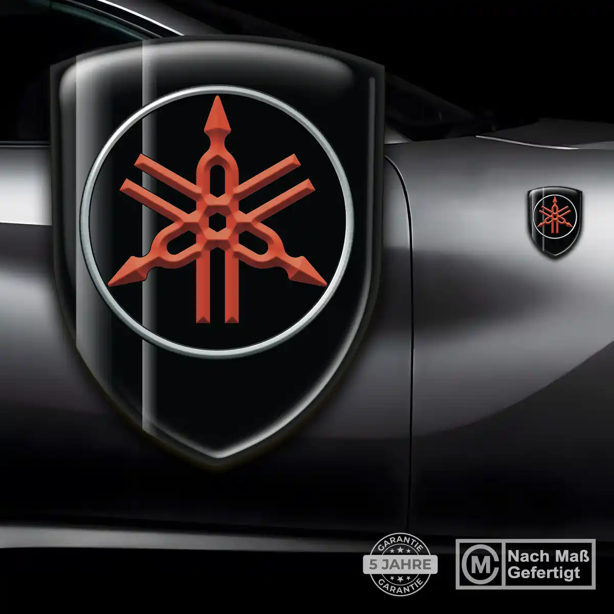 Yamaha Aufkleber Wappen Emblem Auto Edles Design