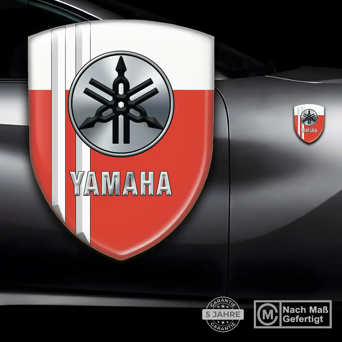 Yamaha Aufkleber Wappen Emblem Auto Elegantes Design