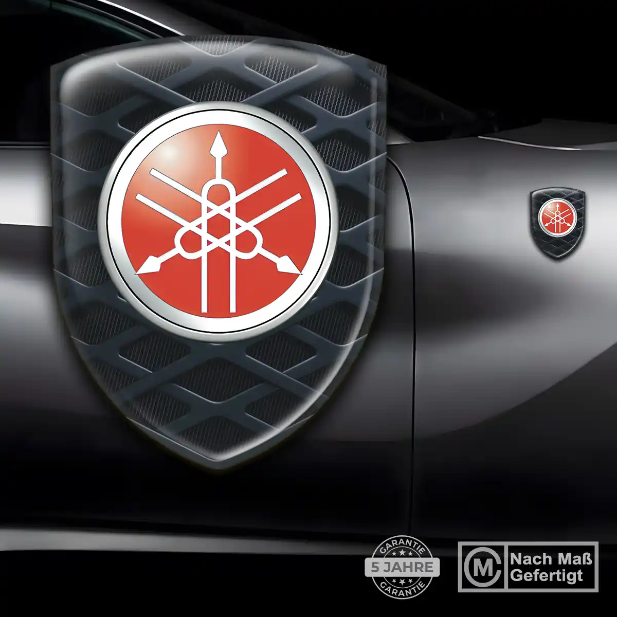 Yamaha Aufkleber Wappen Emblem Auto Exterieurdesign