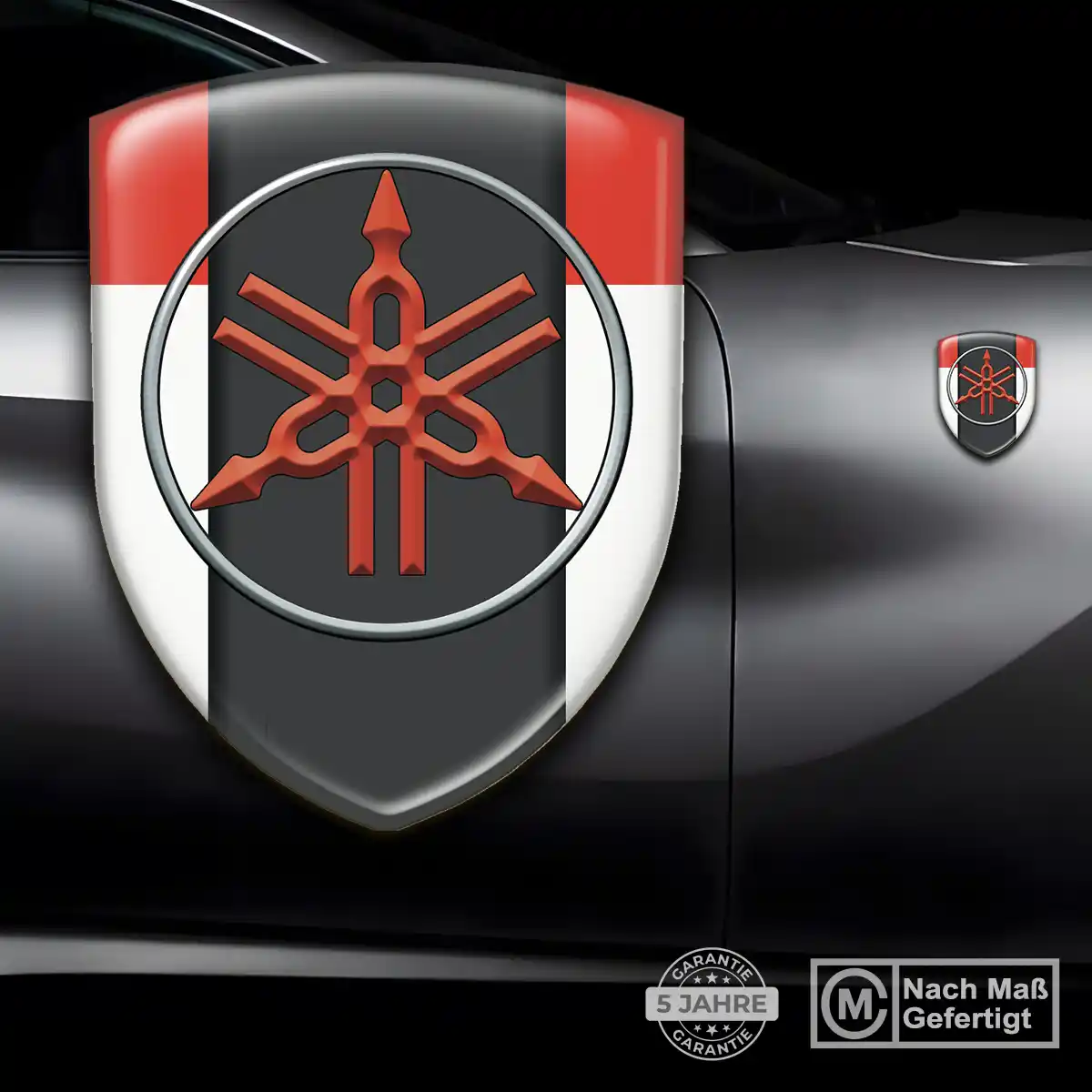 Yamaha Aufkleber Wappen Emblem Auto Interieurdesign