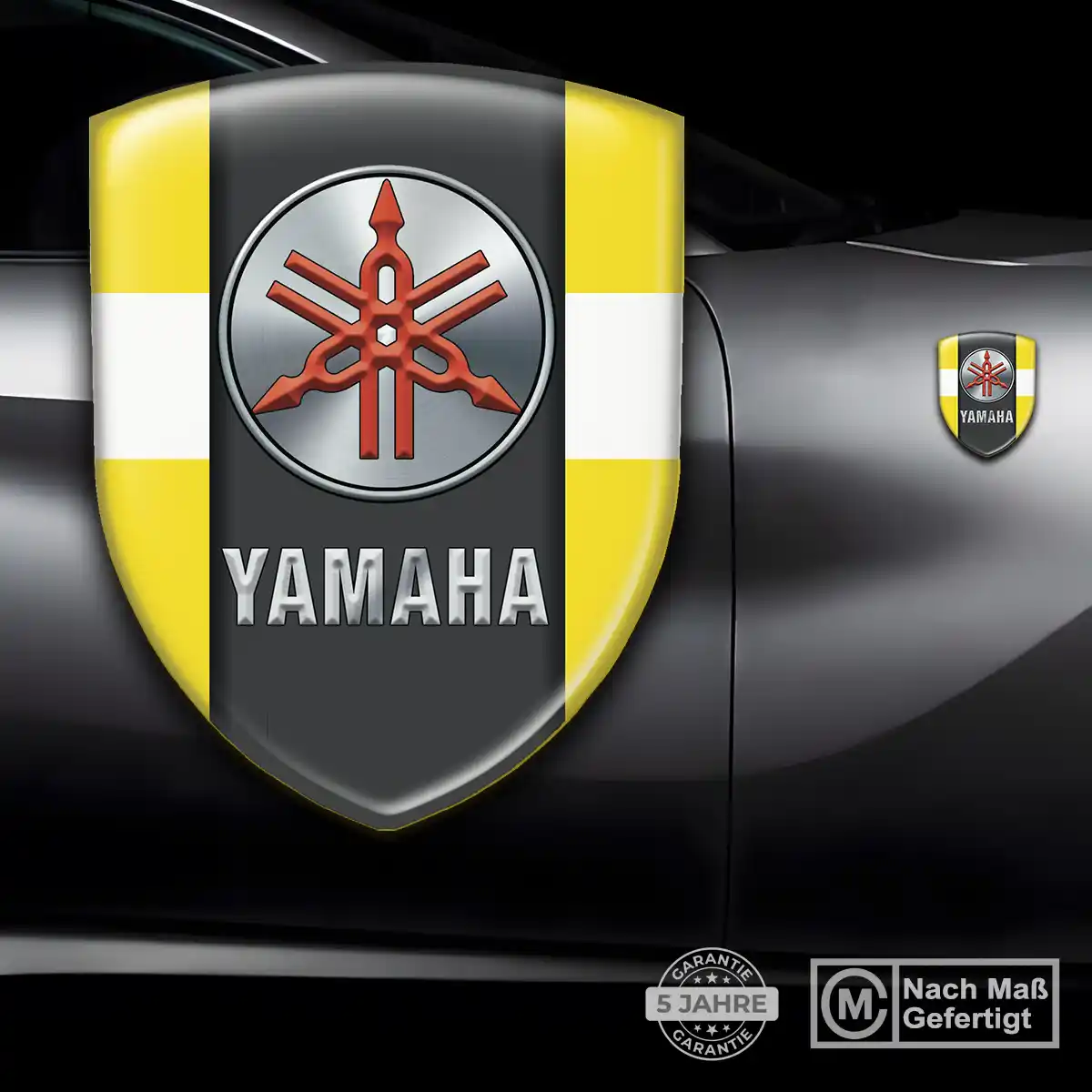 Yamaha Aufkleber Wappen Emblem Auto Markenedition