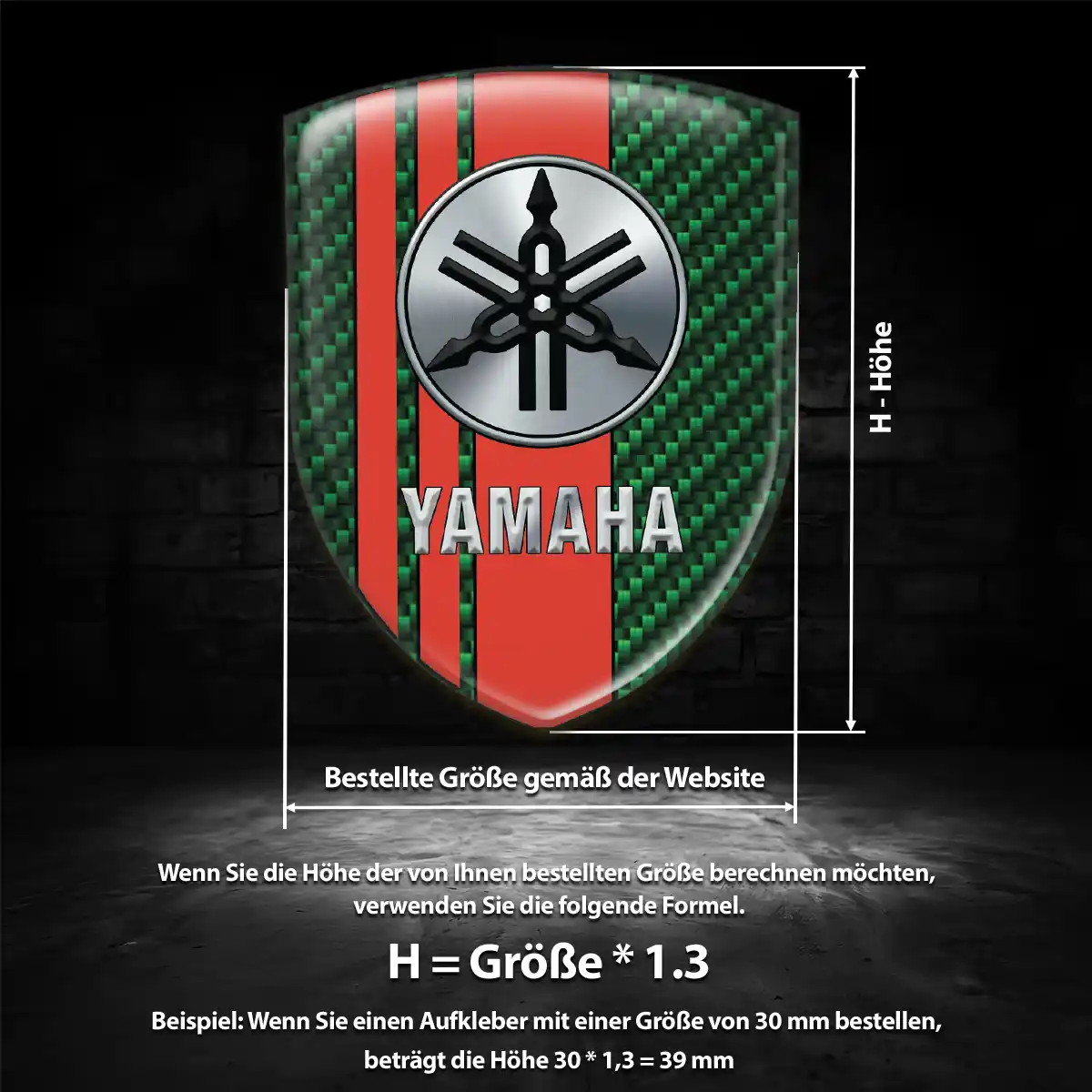 Yamaha Aufkleber Wappen Emblem Auto Modernes Design