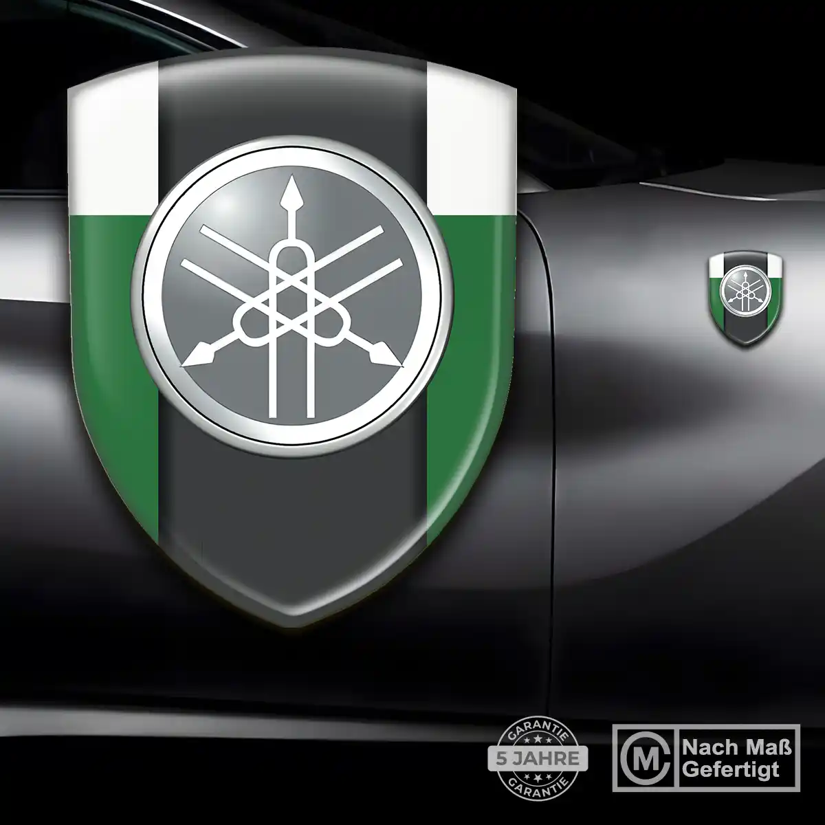 Yamaha Aufkleber Wappen Emblem Auto Premium-Edition