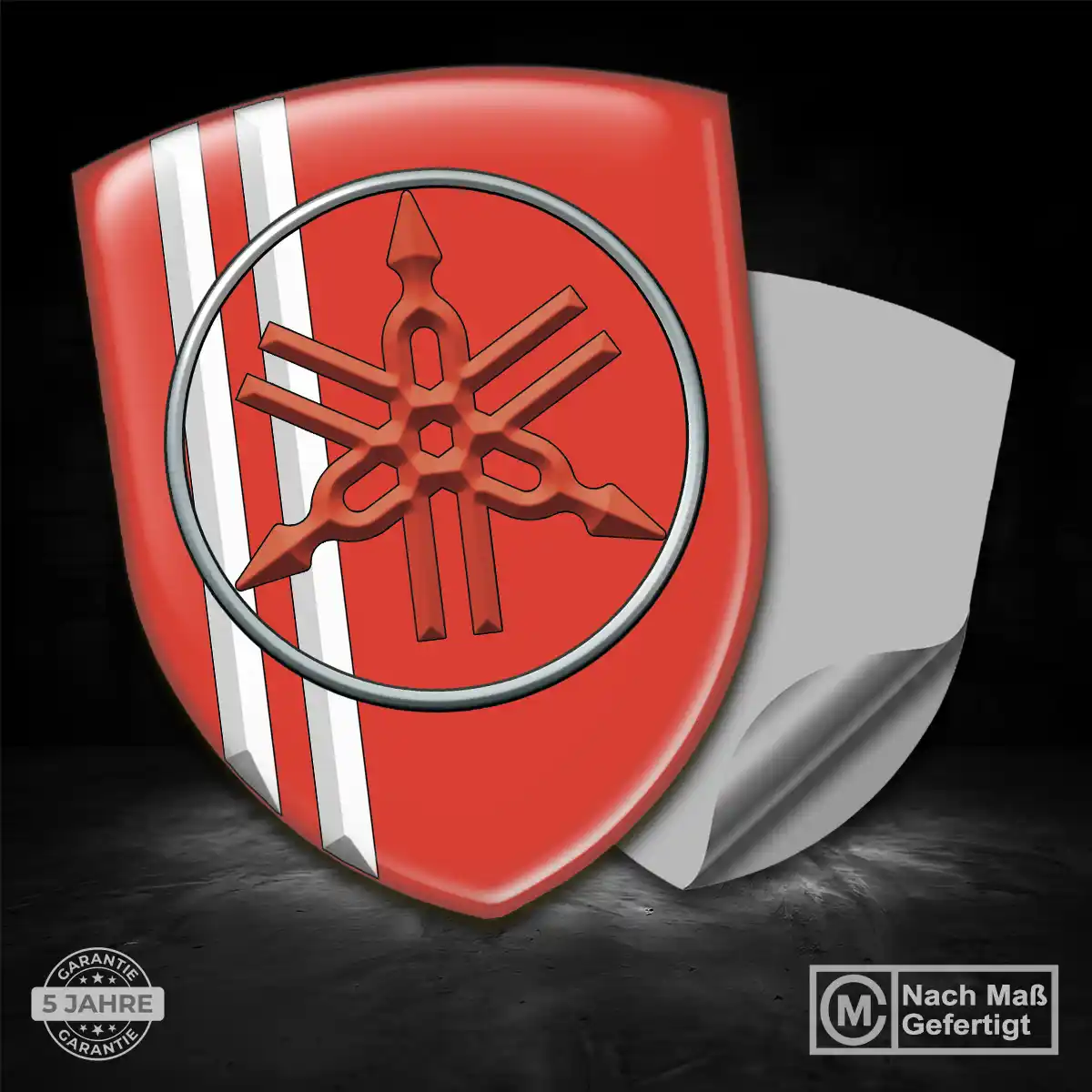 Yamaha Aufkleber Wappen Emblem Auto Stilvolles Design