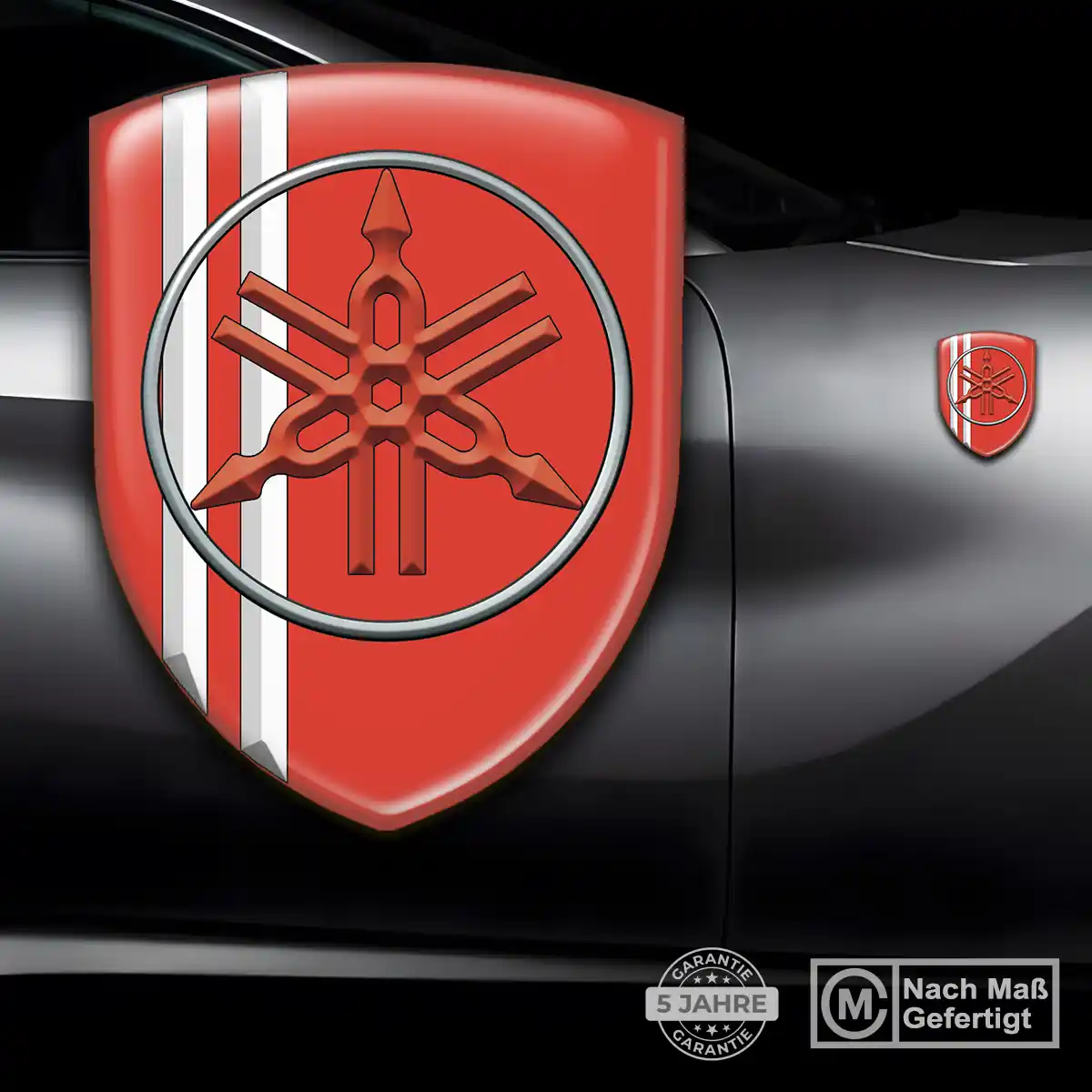 Yamaha Aufkleber Wappen Emblem Auto Stilvolles Design