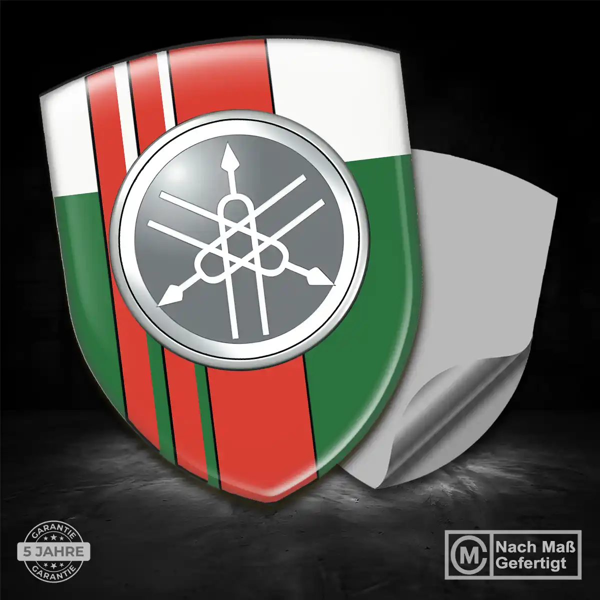 Yamaha Aufkleber Wappen Emblem Edles Design