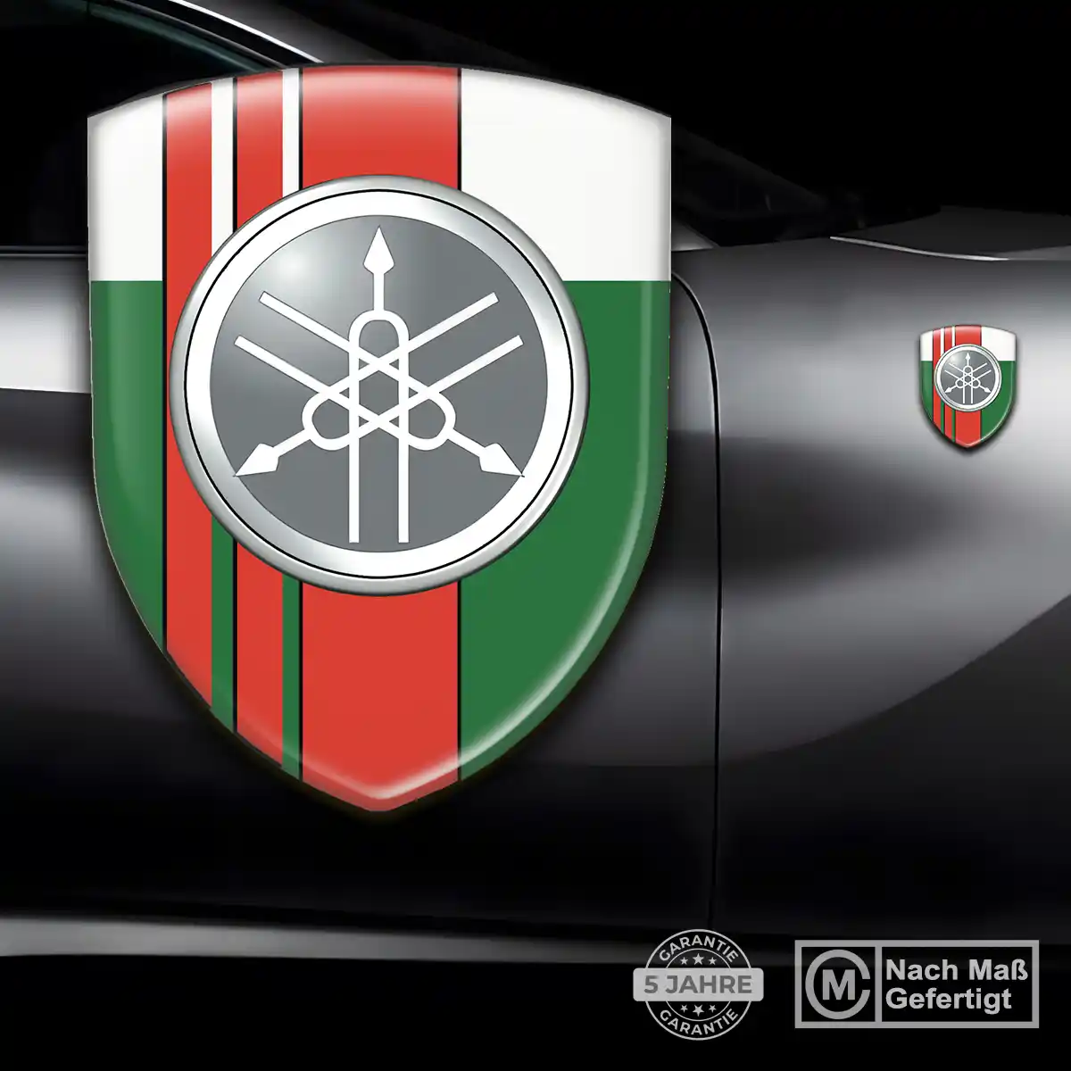 Yamaha Aufkleber Wappen Emblem Edles Design