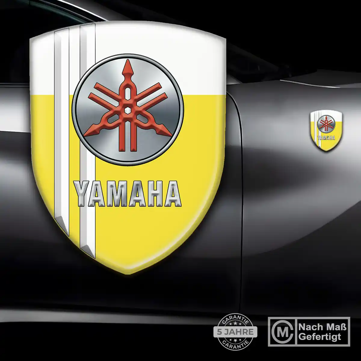 Yamaha Aufkleber Wappen Emblem Exterieurdesign