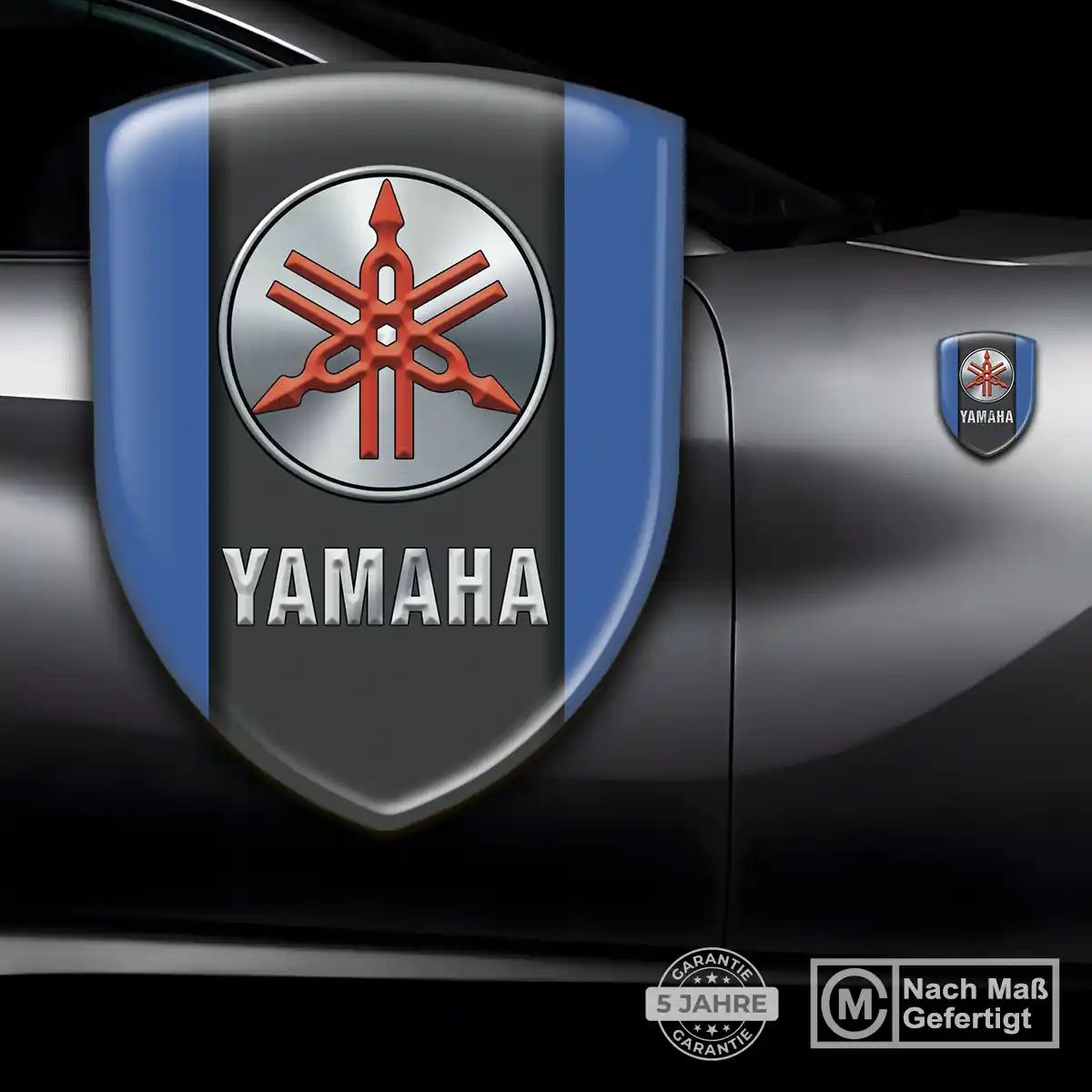 Yamaha Aufkleber Wappen Emblem Interieurdesign