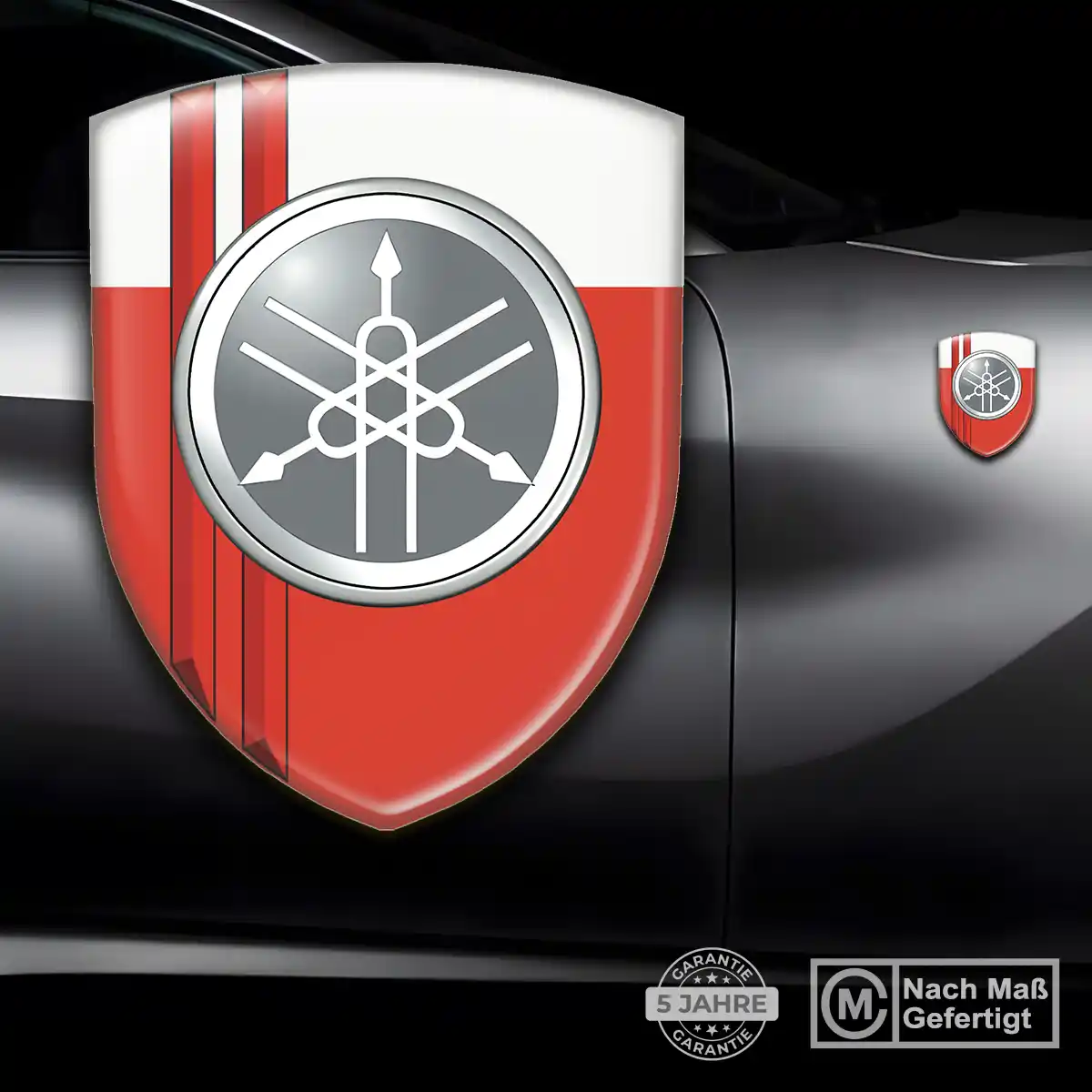 Yamaha Aufkleber Wappen Emblem Markenedition