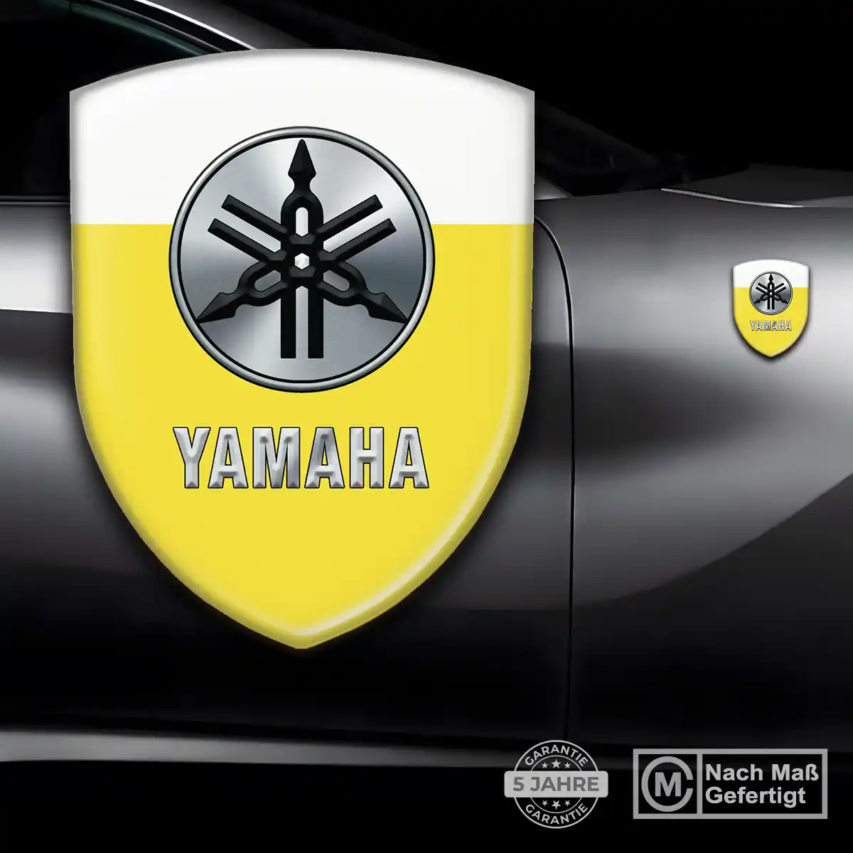 Yamaha Aufkleber Wappen Emblem Premium-Edition