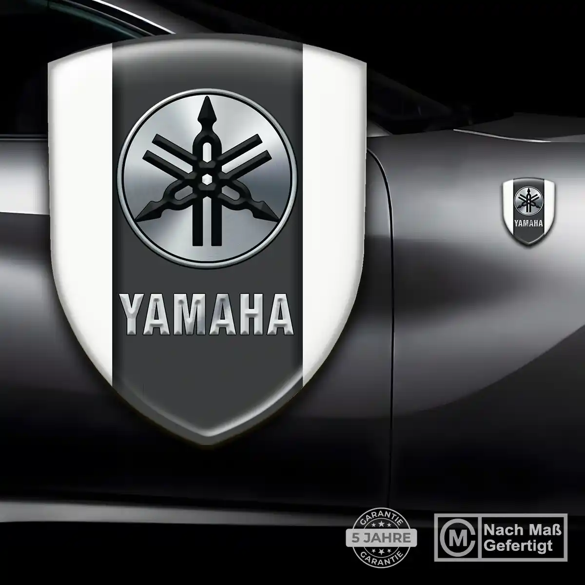 Yamaha Aufkleber Wappen Emblem Premiumqualität
