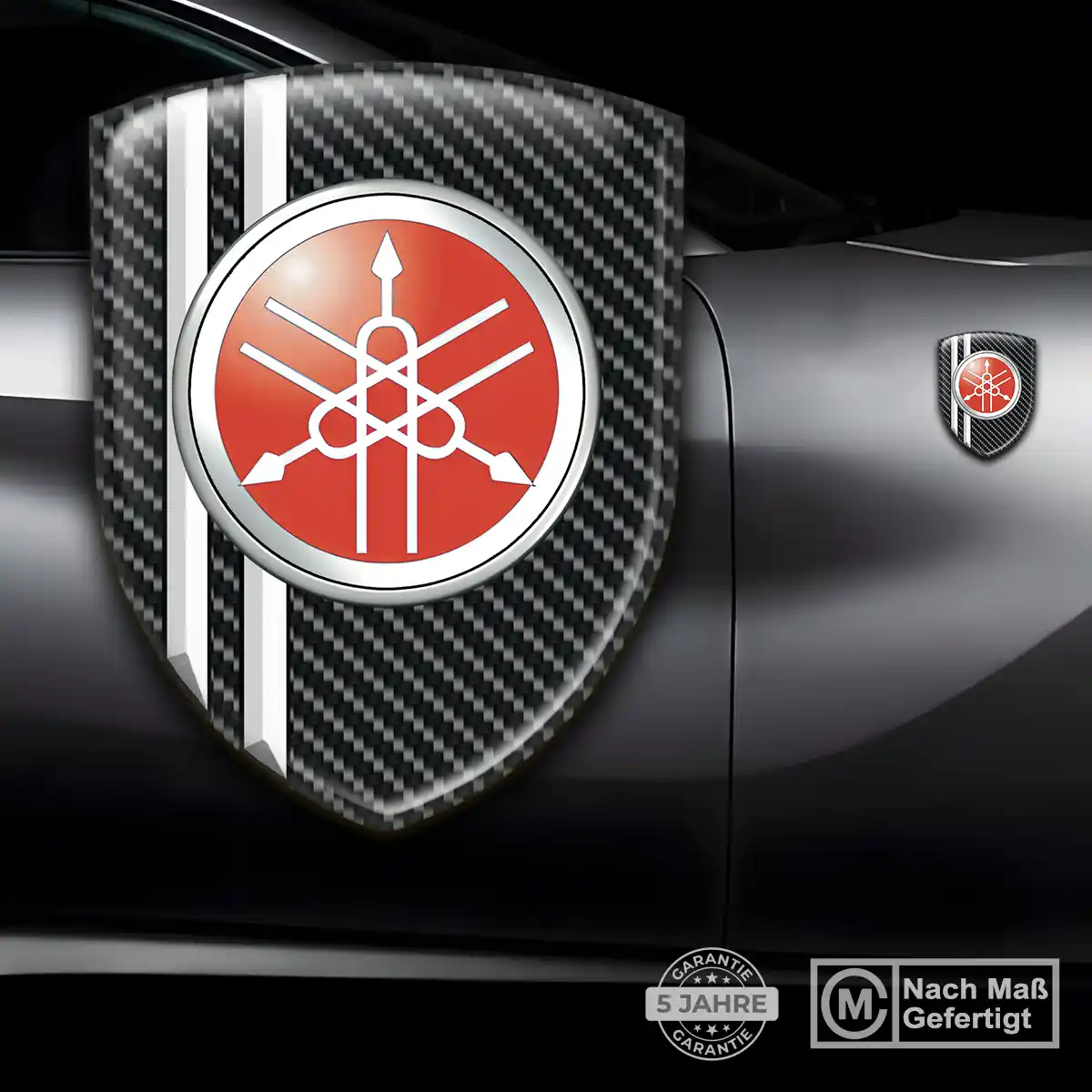 Yamaha Aufkleber Wappen Emblem Tuningfahrzeug