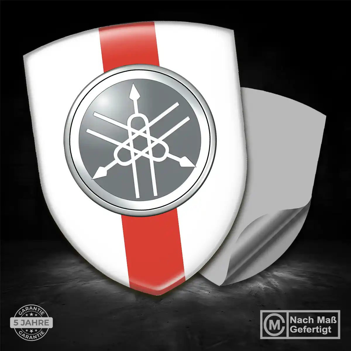 Yamaha Aufkleber Wappen Emblem Verlässliche Qualität