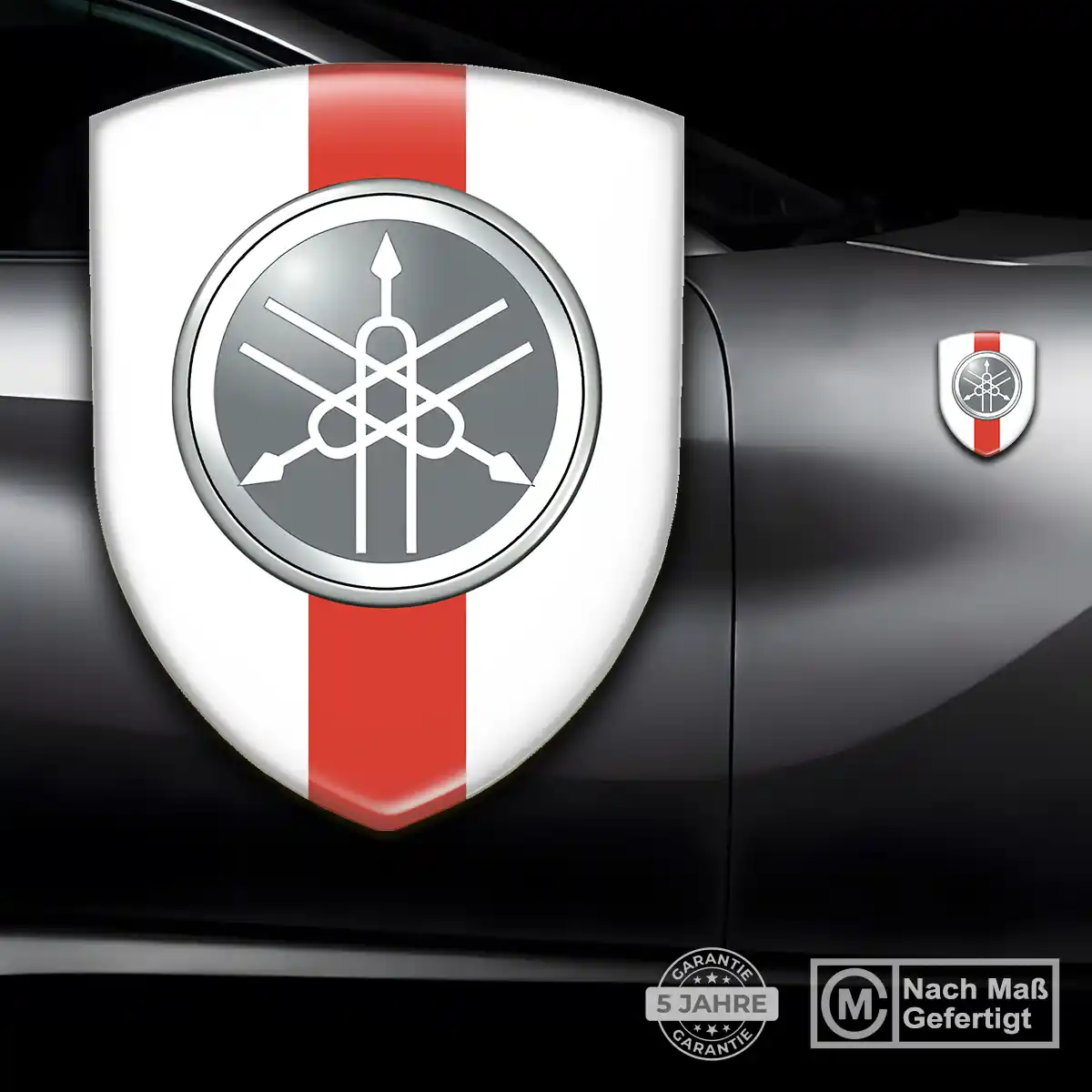 Yamaha Aufkleber Wappen Emblem Verlässliche Qualität