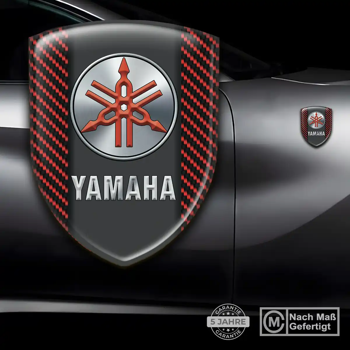 Yamaha Aufkleber Wappen Exklusiv-Edition