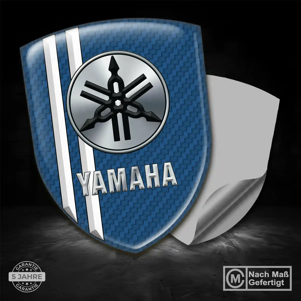 Yamaha Aufkleber Wappen Luxus-Edition