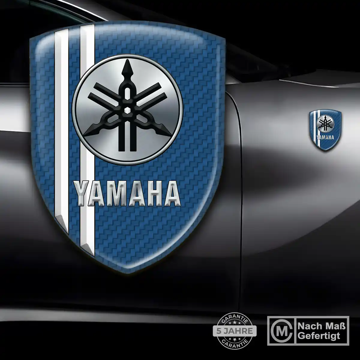Yamaha Aufkleber Wappen Luxus-Edition