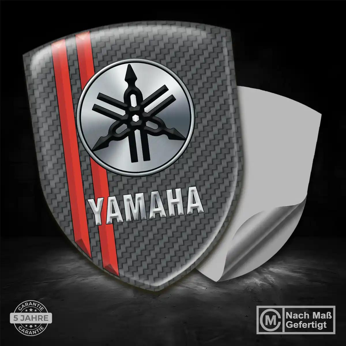 Yamaha Aufkleber Wappen Markenedition