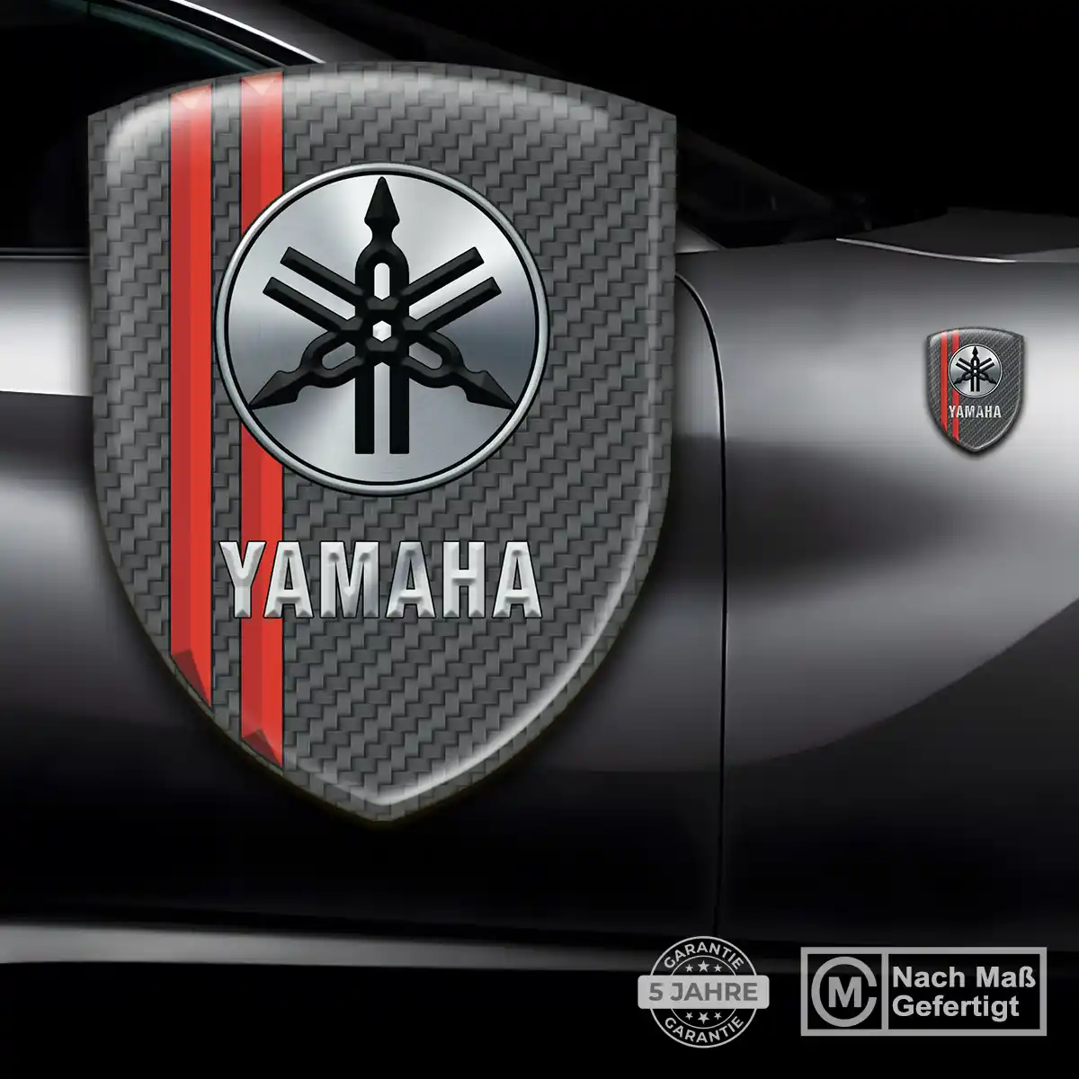 Yamaha Aufkleber Wappen Markenedition