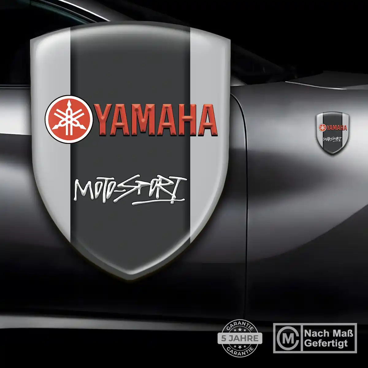Yamaha Aufkleber Wappen Premium-Edition