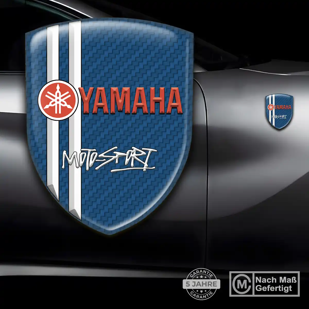 Yamaha Aufkleber Wappen Premiumqualität