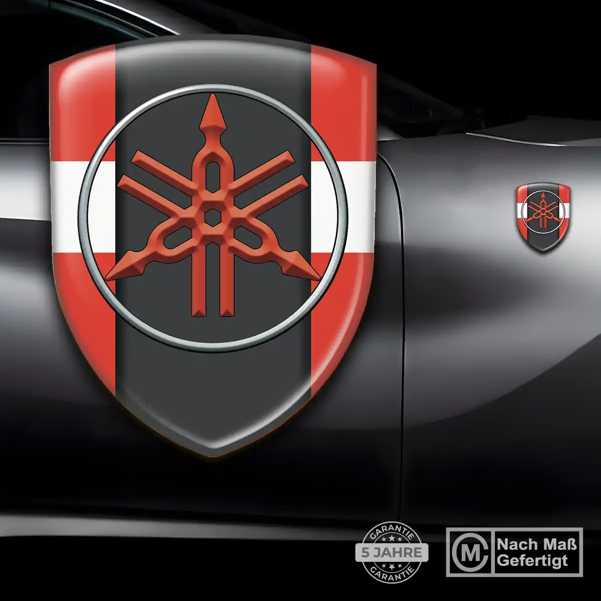 Yamaha Emblem Aufkleber Anspruchsvolles Design