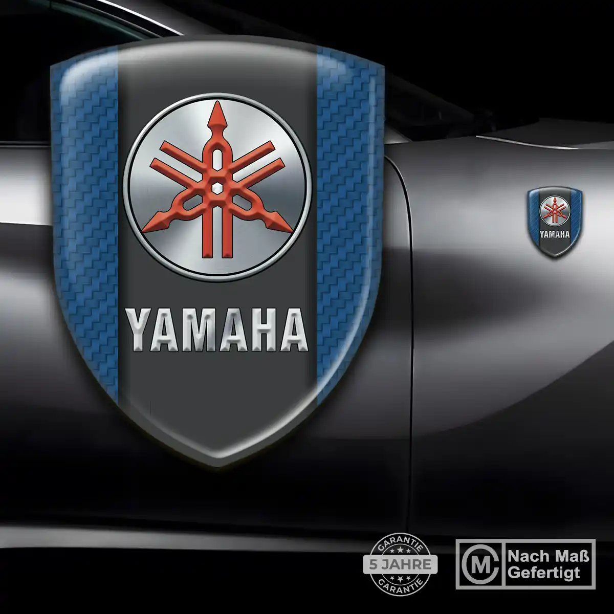 Yamaha Emblem Aufkleber Auto Ausdrucksstarkes Design