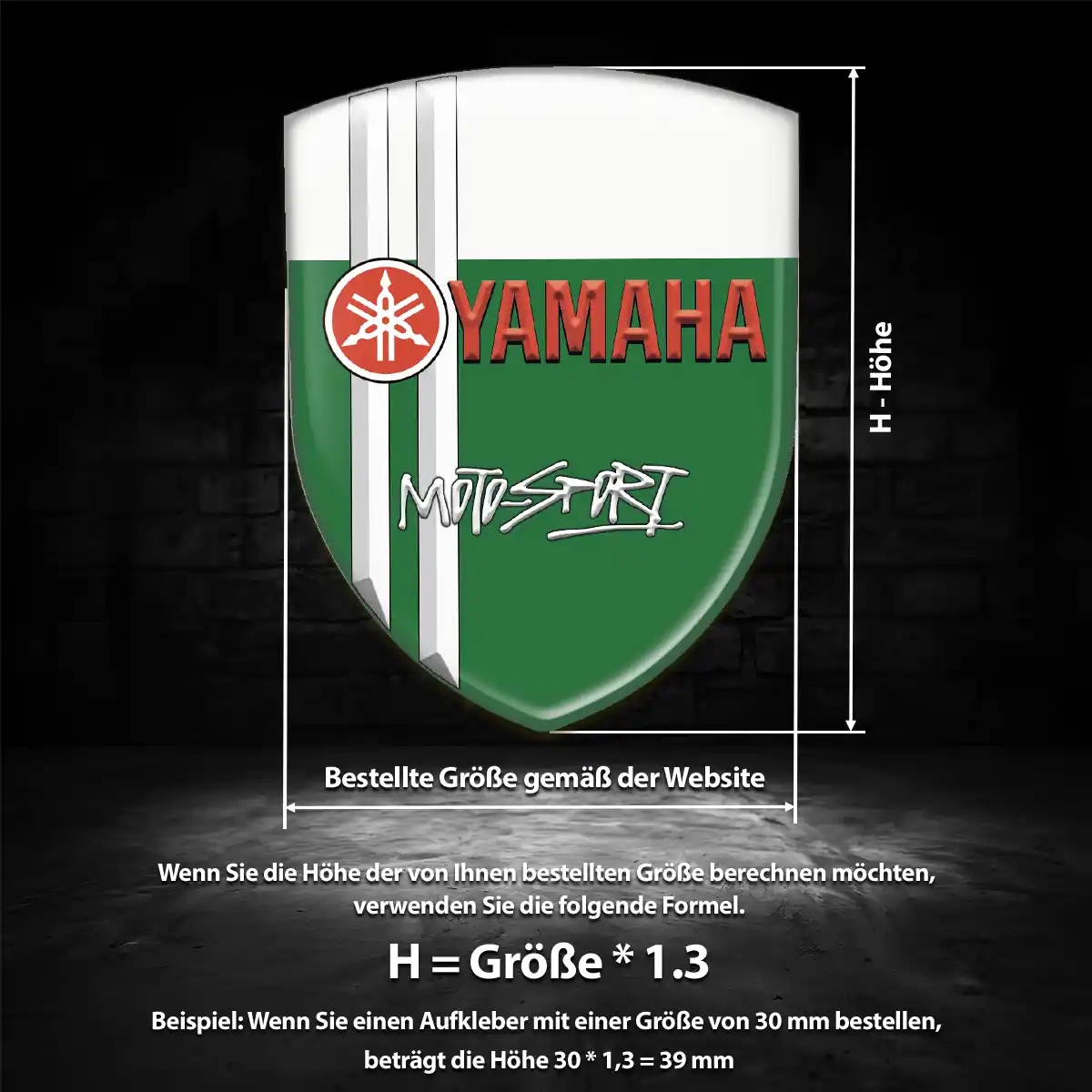 Yamaha Emblem Aufkleber Auto Überzeugende Qualität