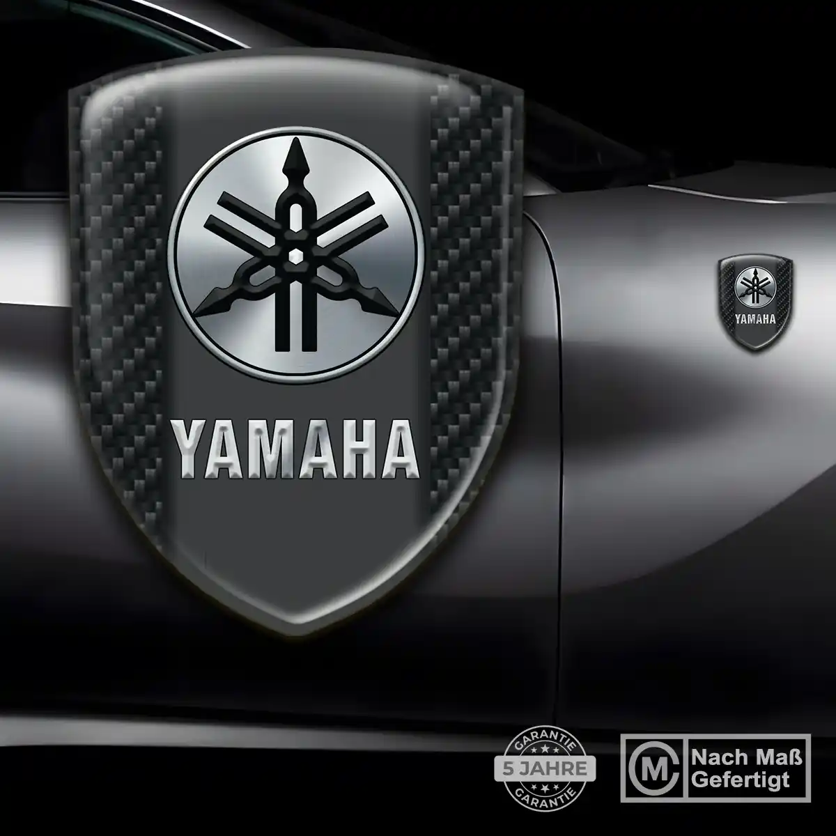 Yamaha Emblem Aufkleber Auto Edles Design