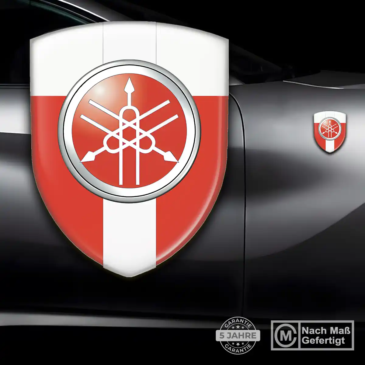 Yamaha Emblem Aufkleber Auto Premiumqualität