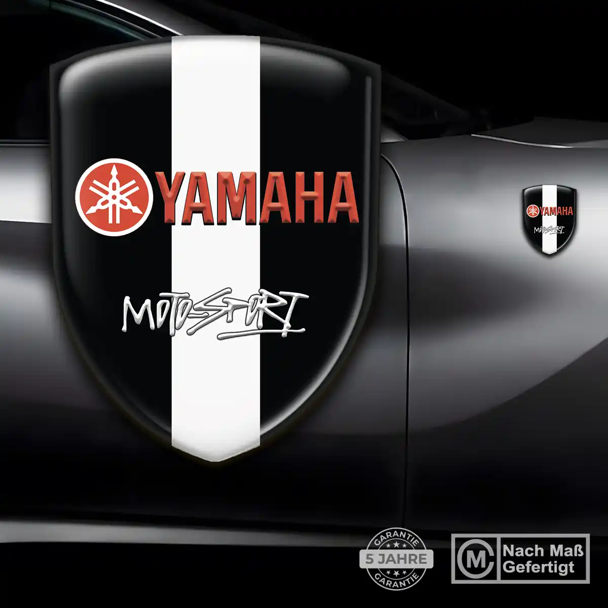 Yamaha Emblem Aufkleber Edles Design