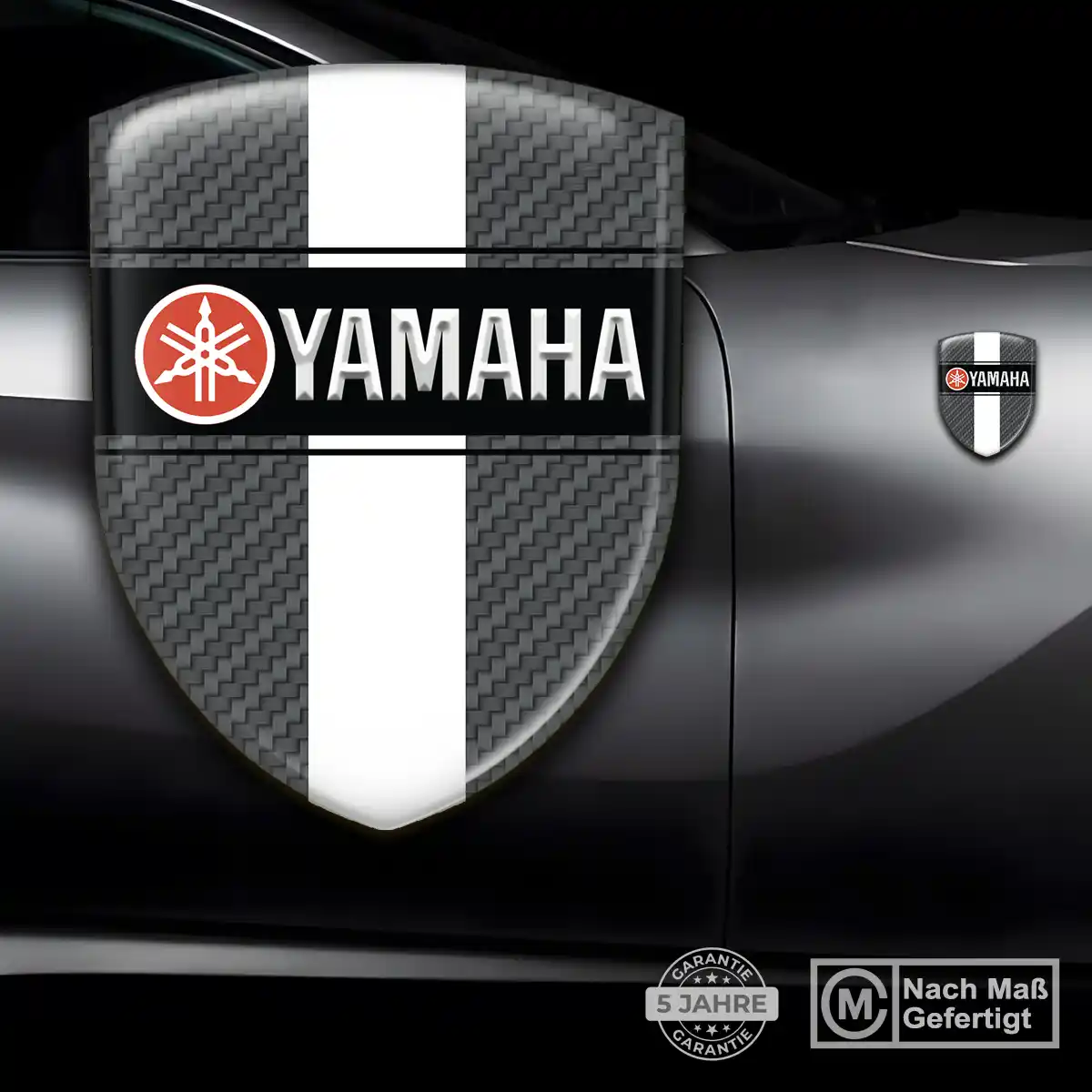 Yamaha Emblem Aufkleber Höchste Qualität