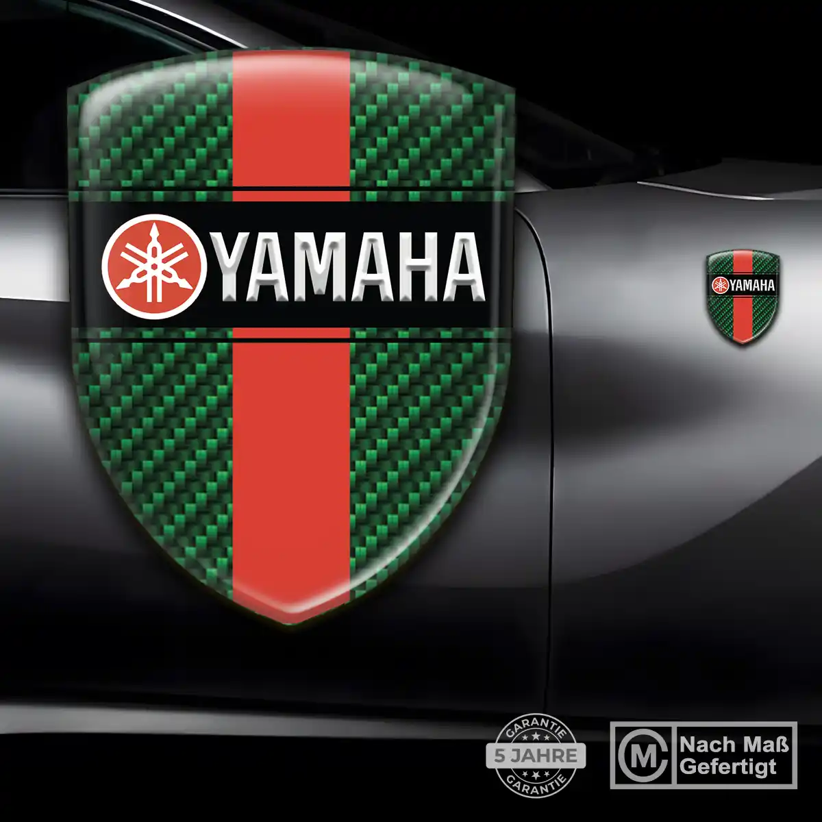Yamaha Emblem Aufkleber Hochwertiges Harz