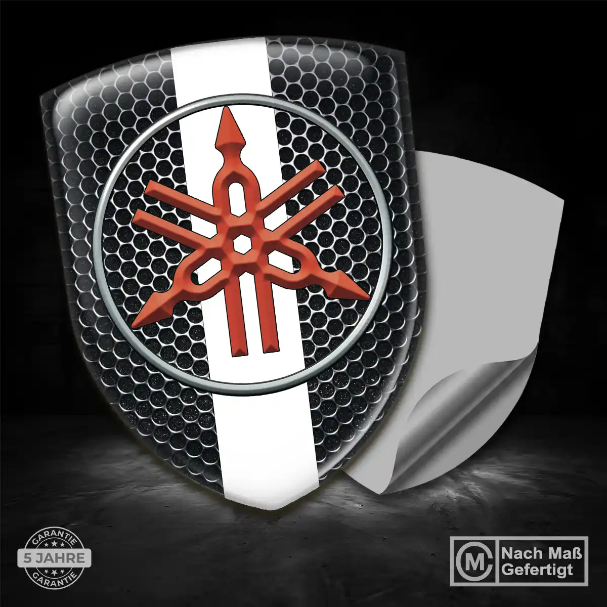 Yamaha Emblem Aufkleber Interieurdesign