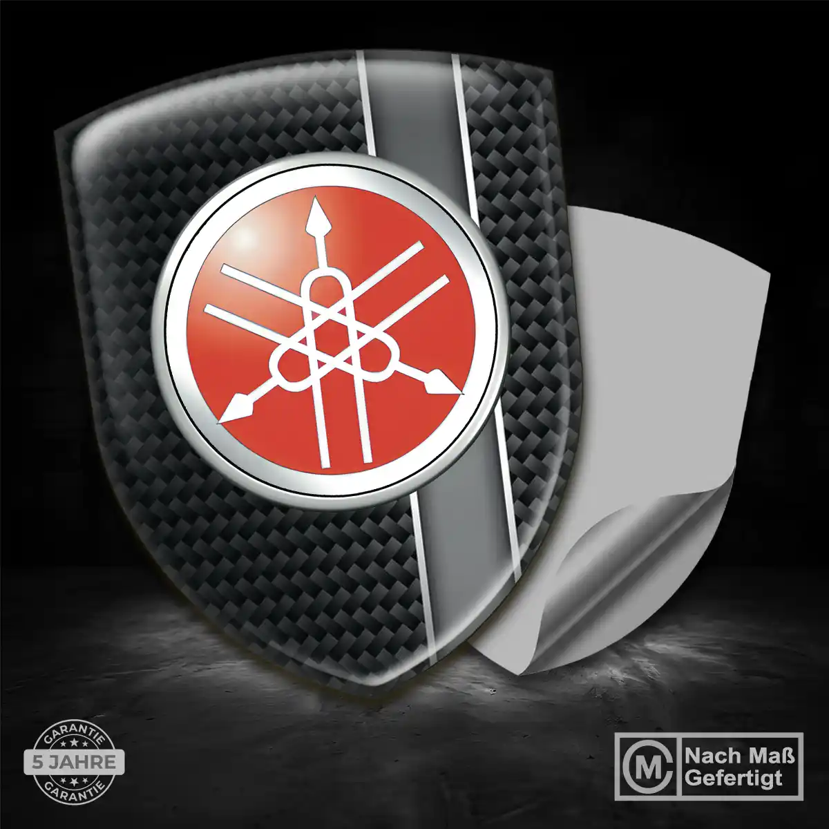 Yamaha Emblem Aufkleber Premium-Edition