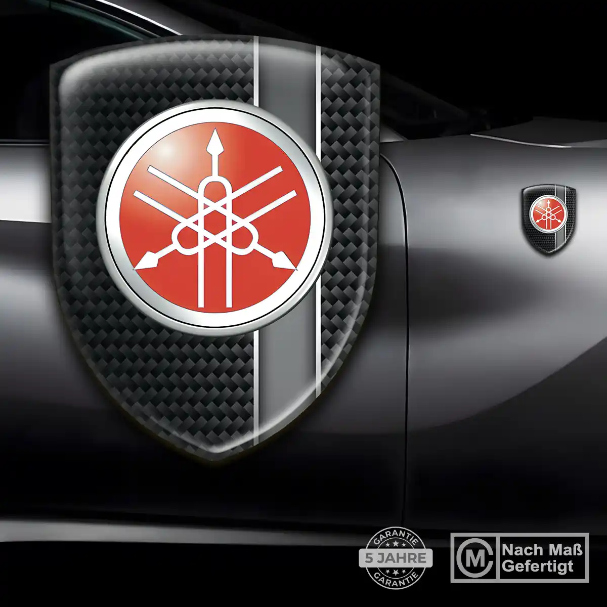 Yamaha Emblem Aufkleber Premium-Edition