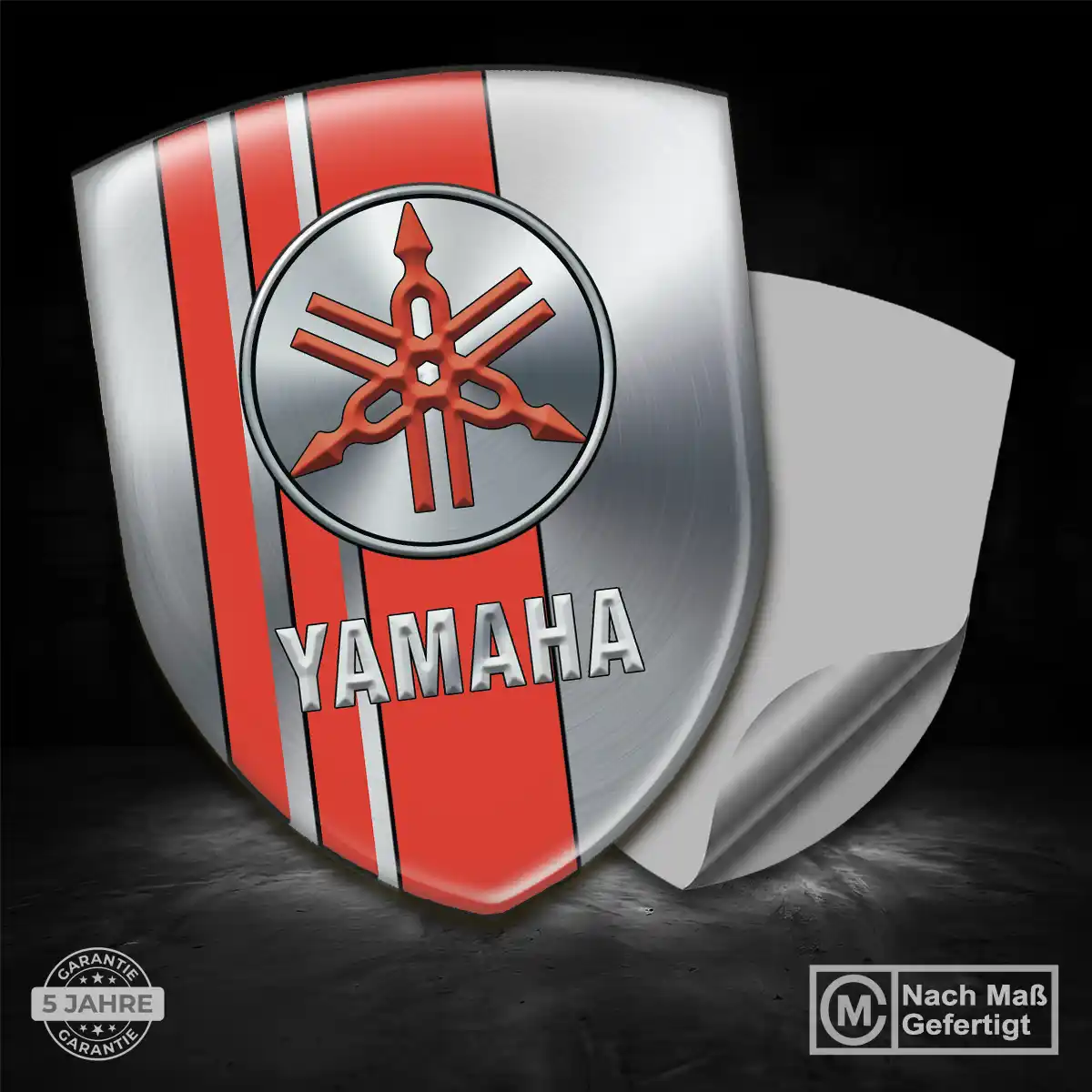 Yamaha Emblem Aufkleber Premiumqualität