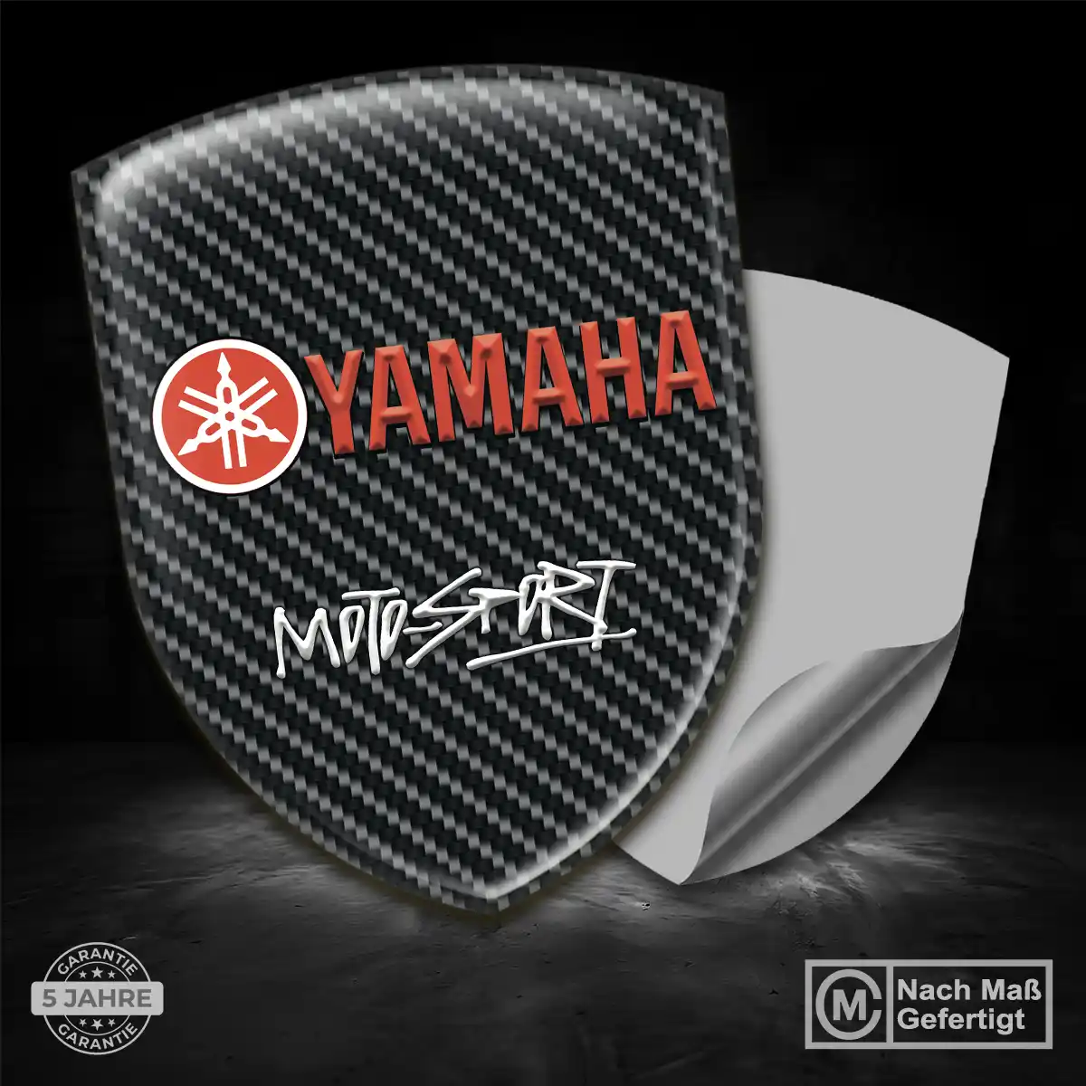 Yamaha Emblem Aufkleber Stilvolles Design