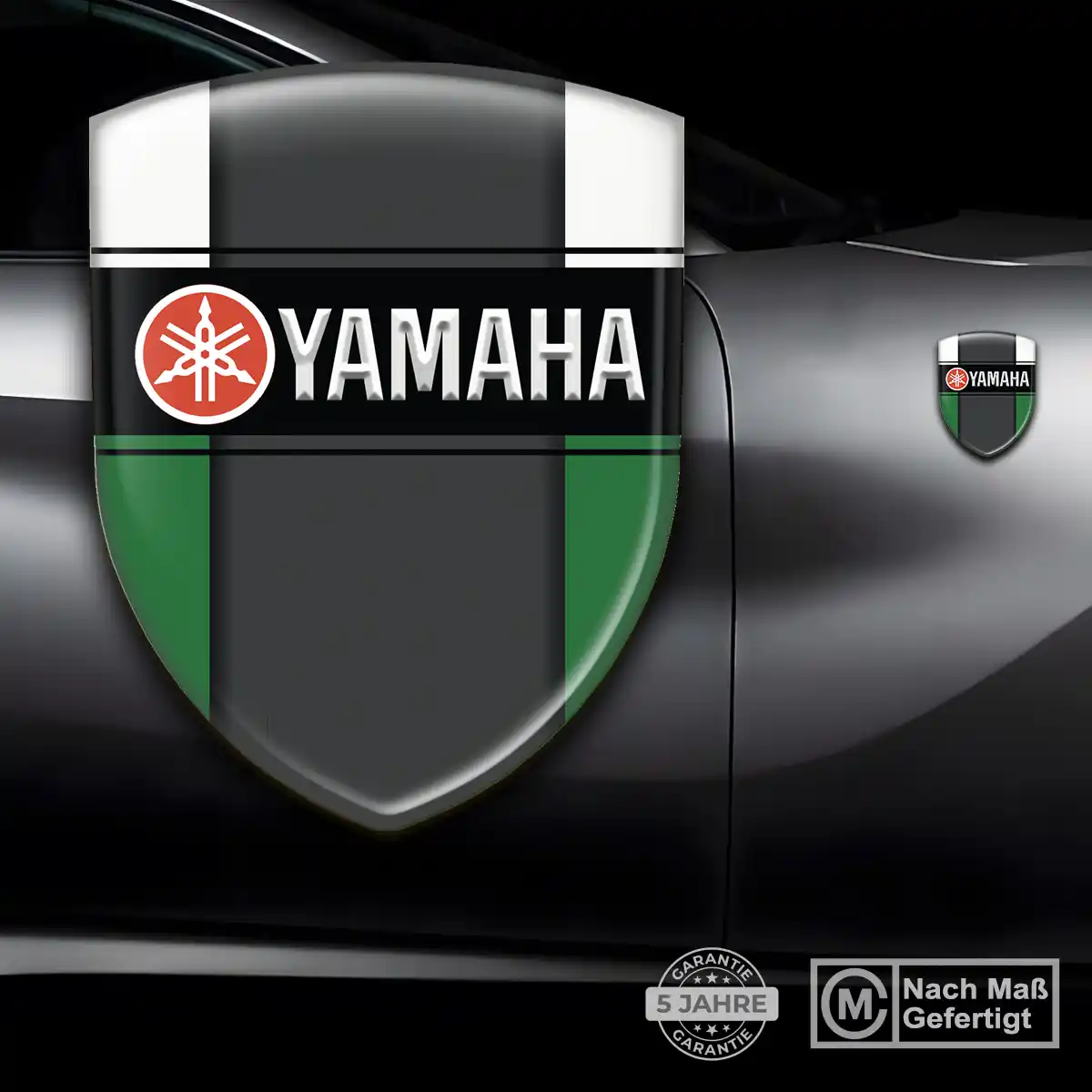 Yamaha Emblem Aufkleber Wappen Ausdrucksstarkes Design