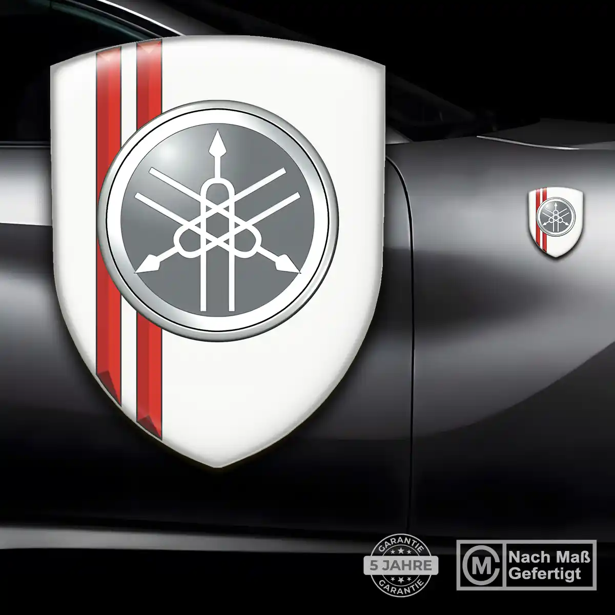 Yamaha Emblem Aufkleber Wappen Auto Exterieurdesign