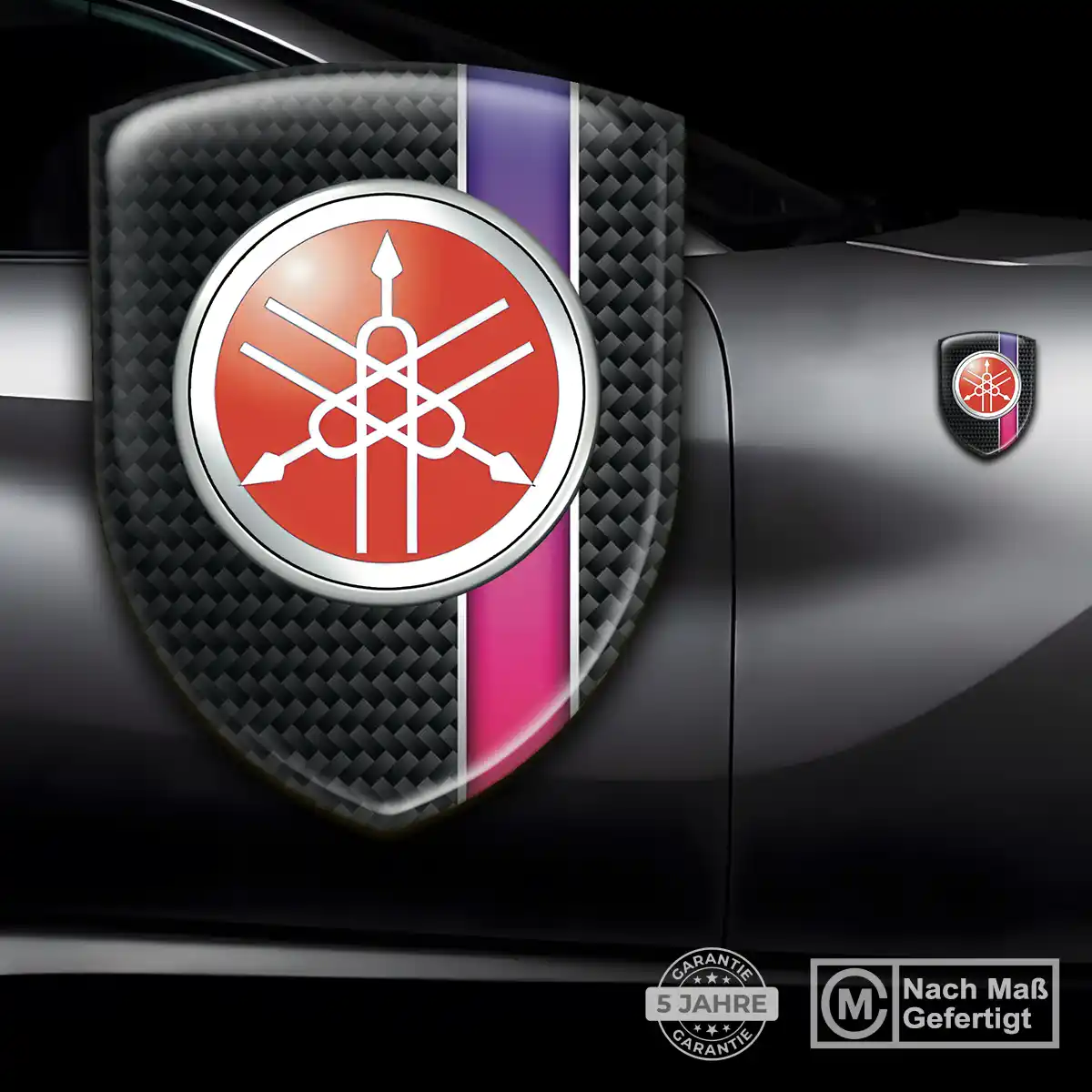 Yamaha Emblem Aufkleber Wappen Auto Interieurdesign