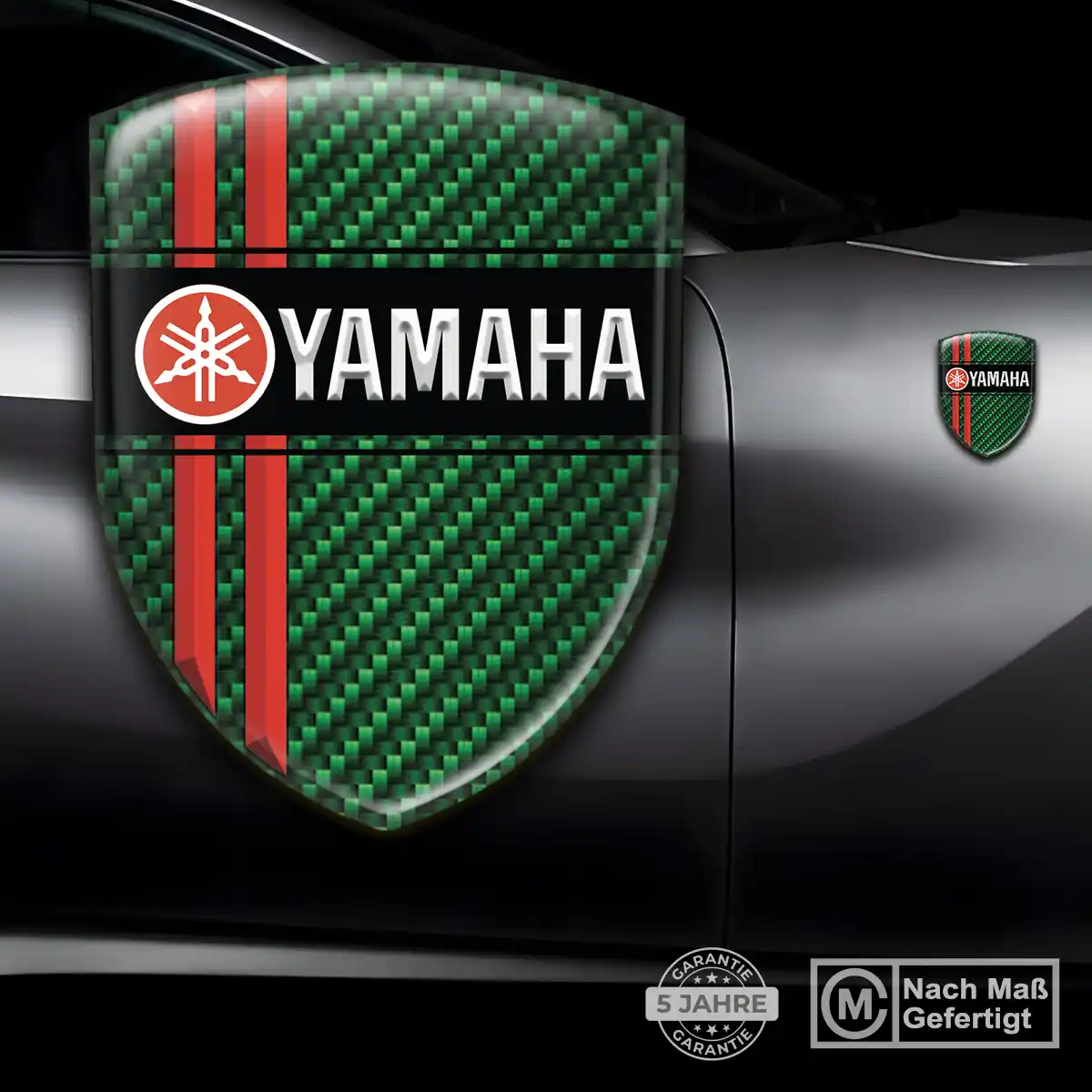 Yamaha Emblem Aufkleber Wappen Auto Premium-Edition