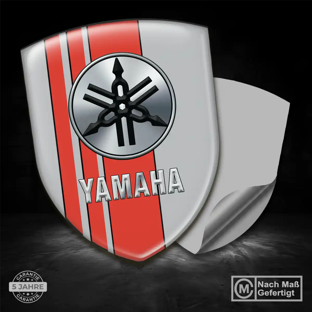Yamaha Emblem Aufkleber Wappen Auto Stilvolles Design