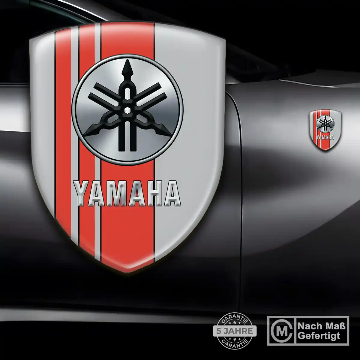 Yamaha Emblem Aufkleber Wappen Auto Stilvolles Design